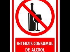 Semn de interzicerea consumului de alcool